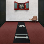 Dart World Firing Throwline 47559 - Professional Quality Self-Adhesive Dart Mat For Accurate Throwline Placement