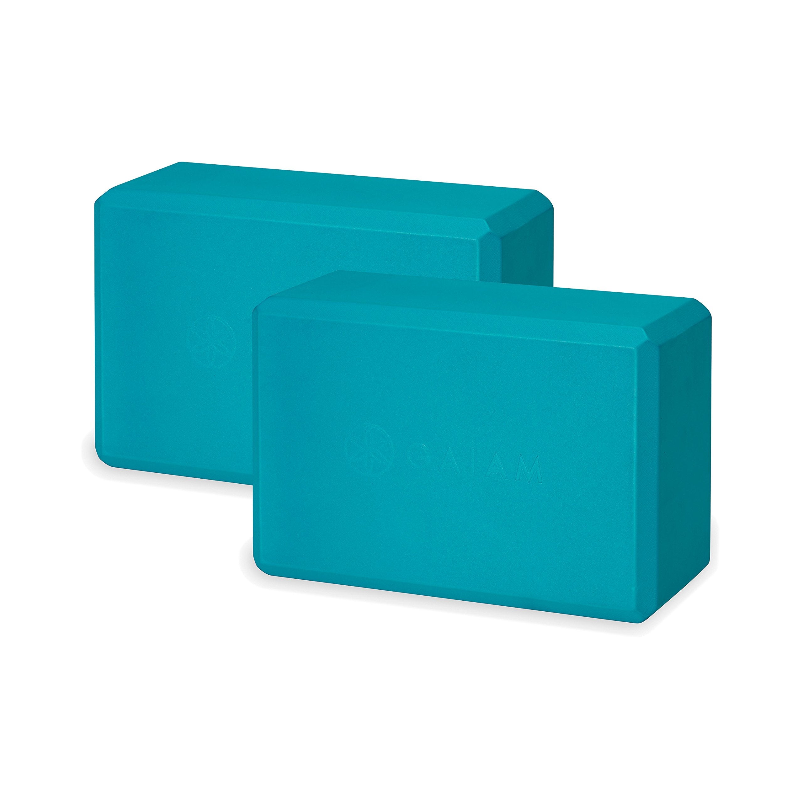 Gaiam Essentials Yoga Block (Set Of 2) - Supportive Latex-Free Eva Foam Soft Non-Slip Surface For Yoga, Pilates, Meditation, Viv