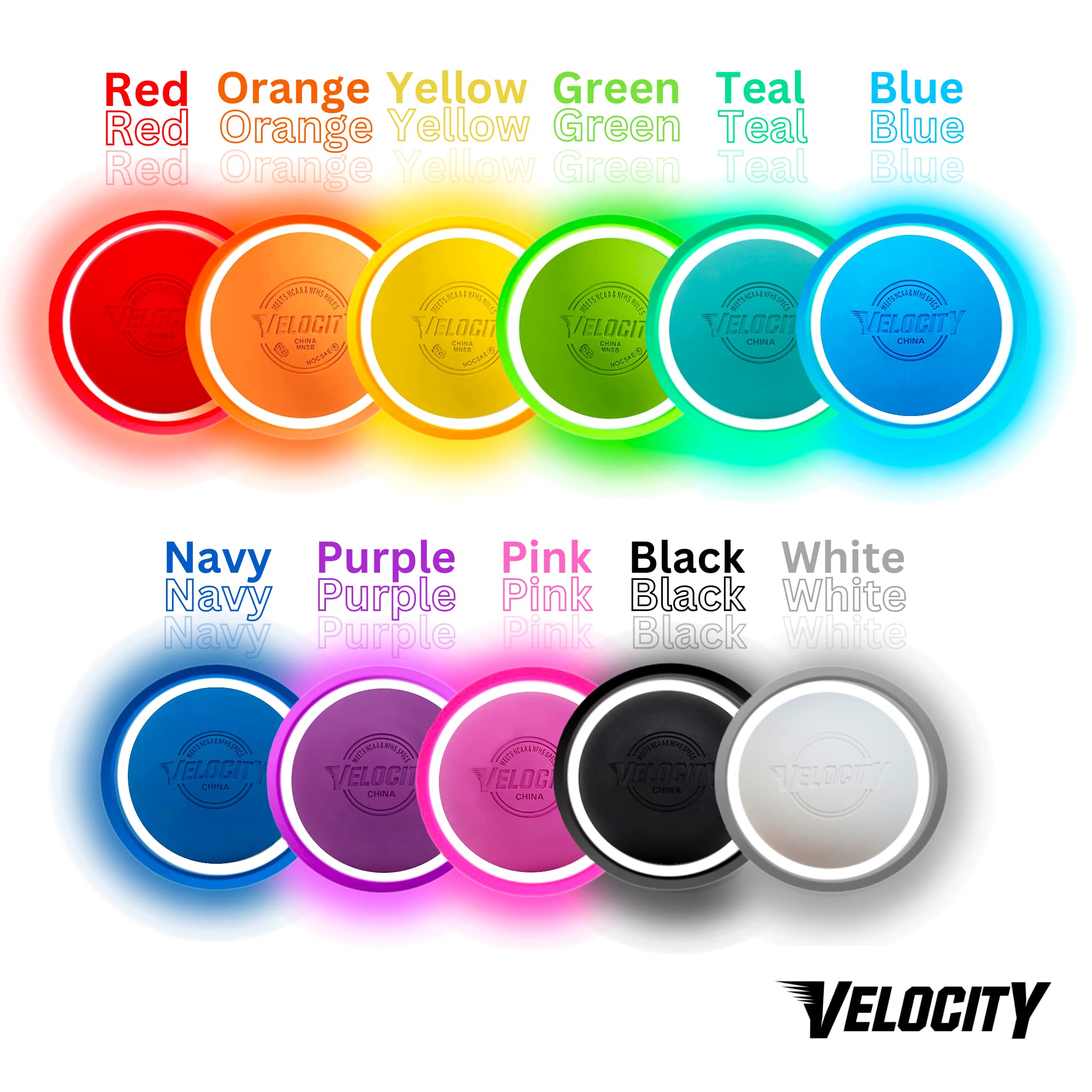 Velocity Lacrosse Balls - 120 Packs - Official Nfhs And College Approved Size - Pink