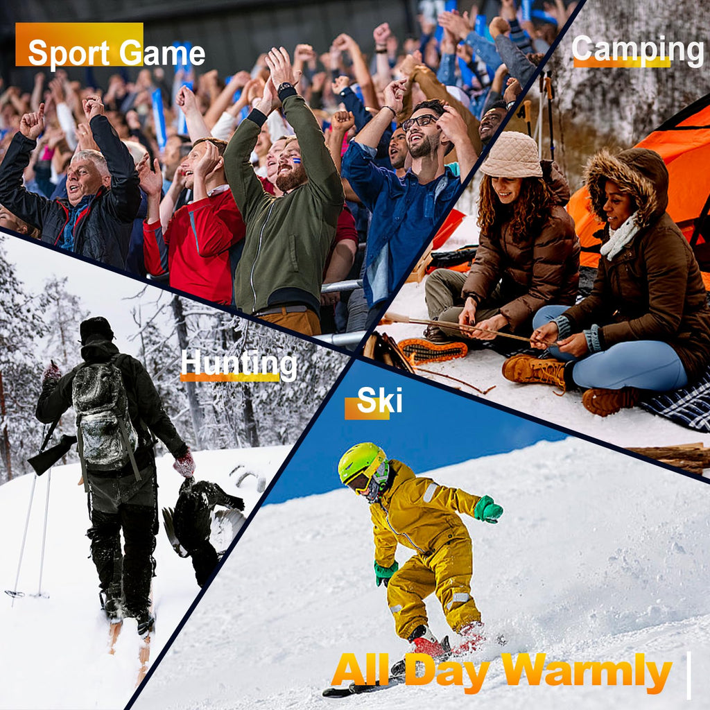 Hand Warmers, Rechargeable Hand Warmers 2 Pack-14000Mah Electric Hand Warmer With Led Display,20 Hours Warmth 4 Levels Heat Up T