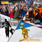 Hand Warmers, Rechargeable Hand Warmers 2 Pack-14000Mah Electric Hand Warmer With Led Display,20 Hours Warmth 4 Levels Heat Up T