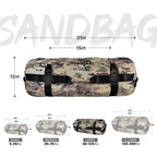 Yes4All Workout Sandbags, Heavy Duty Sandbags For Fitness, Conditioning, Mma & Combat Sports - Camouflage - L