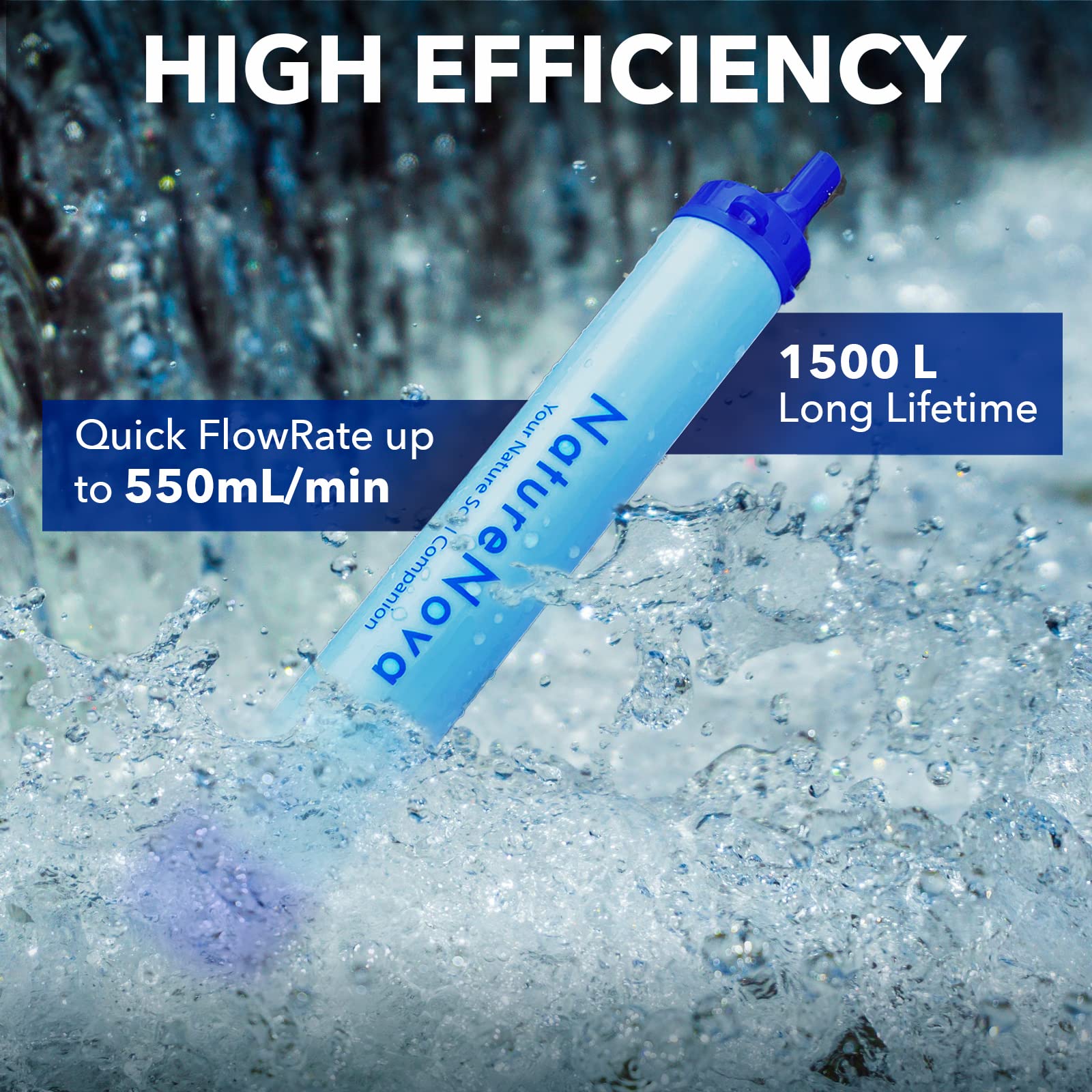 Practical Water Filter For Outdoor Activities (3 Pack)