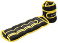 Fitvids Fully Adjustable Ankle Wrist Arm Leg Weights, Adjustable, 15-Lb Pair, 0-7.5 Lbs Each