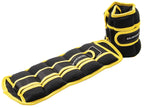 Fitvids Fully Adjustable Ankle Wrist Arm Leg Weights, Adjustable, 15-Lb Pair, 0-7.5 Lbs Each