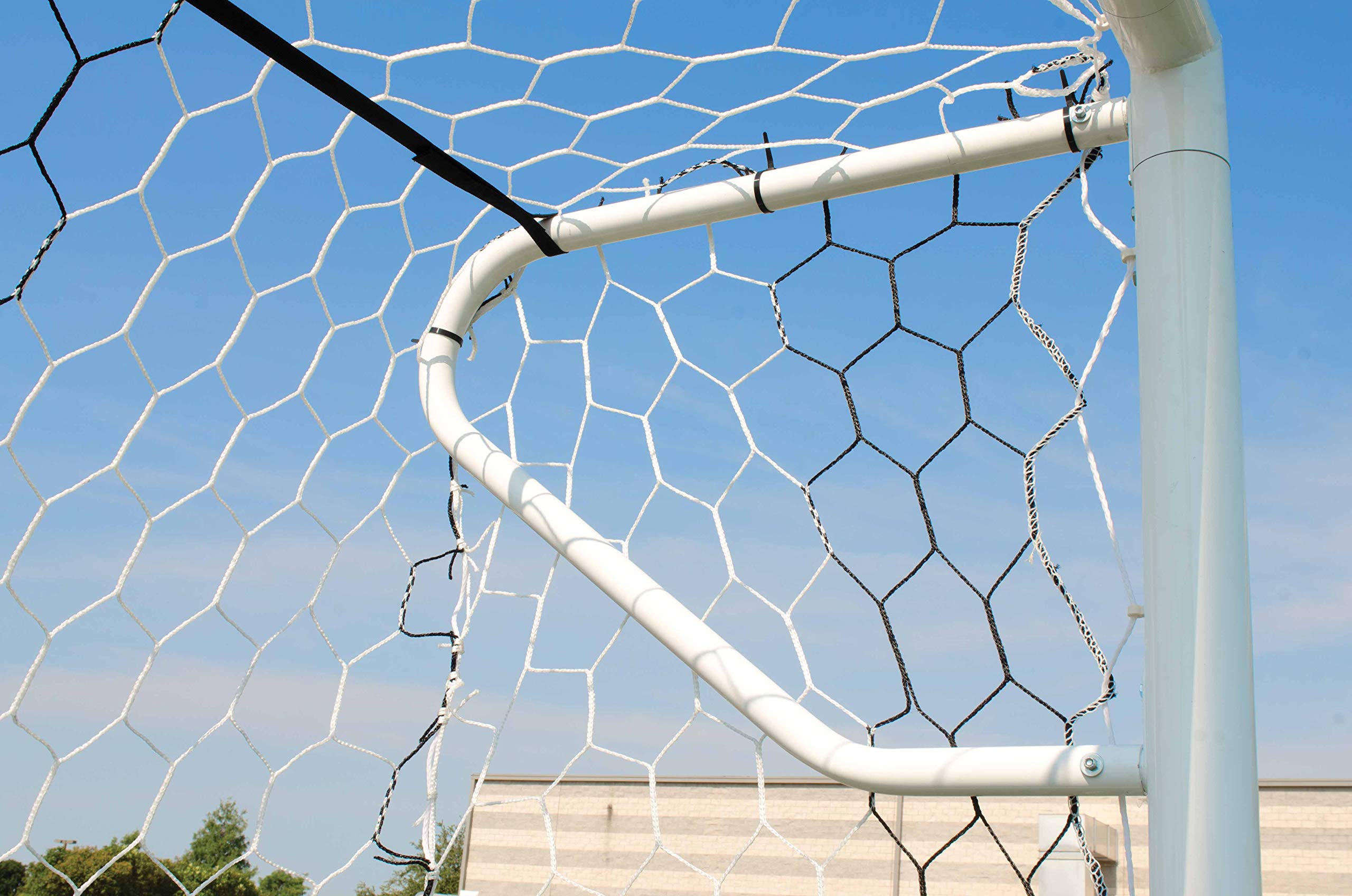 Hexagonal Soccer Net - 8'H X 24'W X 3'D X 8.5'B