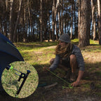 8 Pack Tent Stakes Heavy Duty Metal Tent Pegs For Camping Steel Tent Stakes 16 Inch Unbreakable And Inflexible