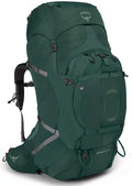 Osprey Aether Plus 100L Mens Backpacking Backpack, Axo Green, L/XL