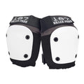 187 Killer Pads Fly Knee Pads - Grey w/White Caps - Large (Grey/White, Large)