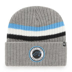 '47 Men'S Gray Carolina Panthers Highline Cuffed Knit Hat