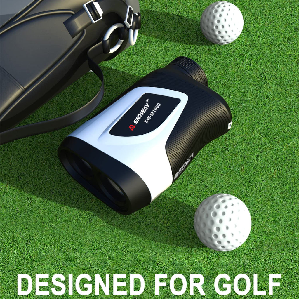 Golf Rangefinder Telescope 6X Laser Ranger Finder With Golf Slope, Rechargeable Range Finder For Hunting Shooting Golfing, 546 Y