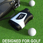 Golf Rangefinder Telescope 6X Laser Ranger Finder With Golf Slope, Rechargeable Range Finder For Hunting Shooting Golfing, 546 Y