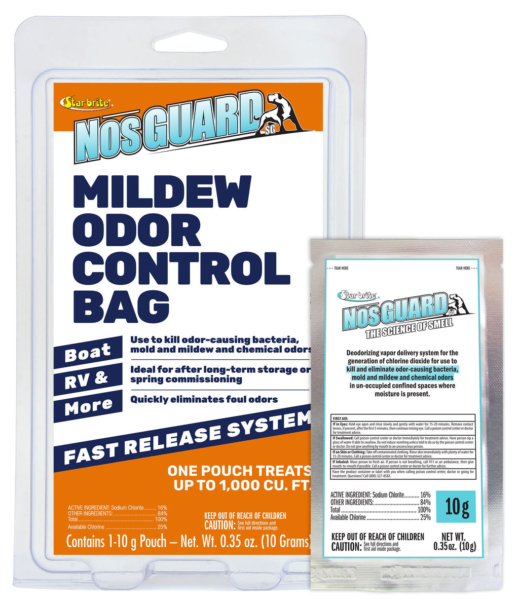 Star Brite Mildew Odor Control - Fast Release System - Ideal For Boat, Rv, Auto & Cabins Coming Out Of Storage - Permanently Rem
