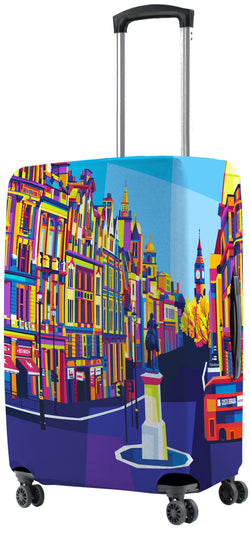 Nasher Miles Polyester 55 (20 Inch) Small Protective Luggage Cover  London Design