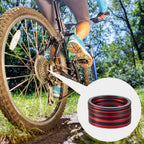 Frienda 10 Pieces Bike Bicycle 7 8 9 10 11 Speed Cassette Washer Anodized Aluminium Alloy Flywheel Hub Washer 1Mm 1.5 Mm 2 Mm 2.