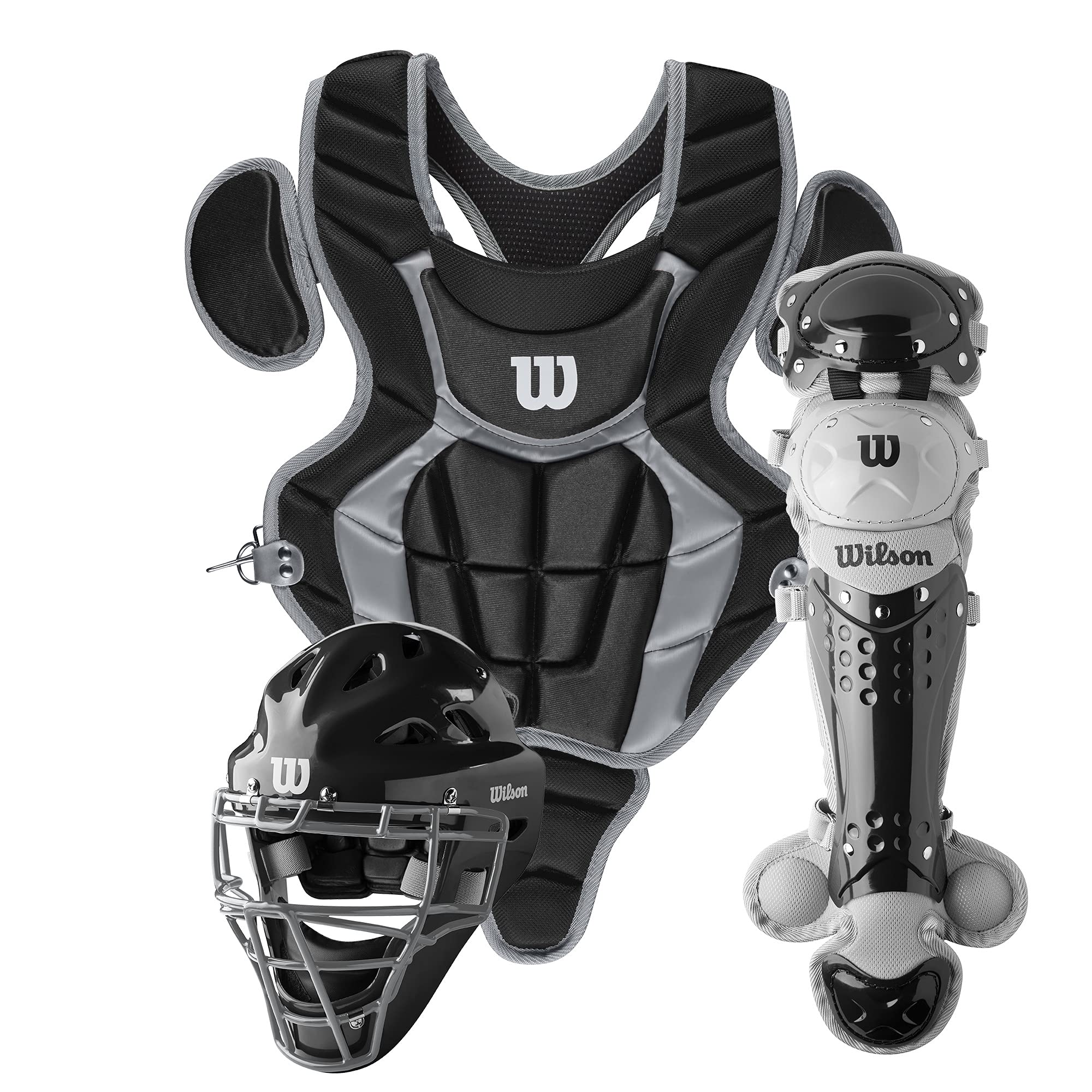 Wilson C200 Youth Catcher'S Gear Kit - Black