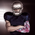 Stromguard Compression Sports Arm Sleeve Digital Camo Baseball Football Basketball - (One Arm Sleeve) (Youth Large, #18 - Maroon