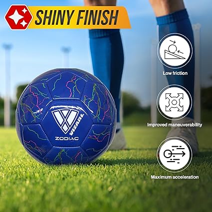 Vizari Zodiac Soccer Ball – Blue