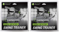 Swingrail Baseball/Softball Swing Trainer Aid (2-Pack) Equipment For Batting And Hitting