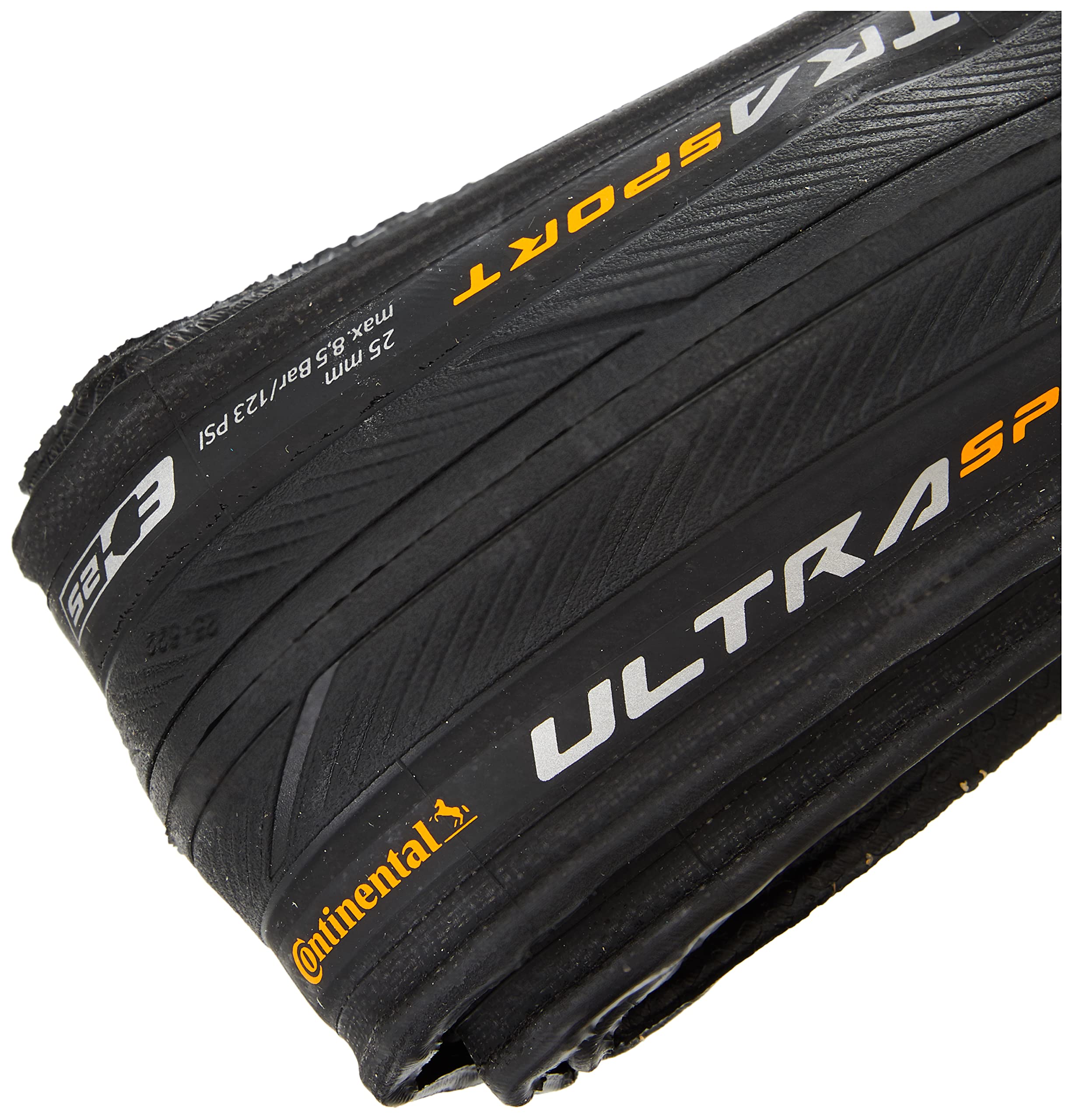 Continental Ultra Sport Iii 700X23 Black Folding Puregrip