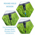 Langaelex 12Pcs Heavy Duty Tarp Clips With Lock Grip - Windproof Tent Clamps For Camping, Canopies, Pool Covers, Reusable Multi-