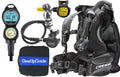 Cressi Trim Scuba Diving Gear Package Complete with Patrol BCD - Donatello C2 Dive Computer - AC2 Compact Regulator Set Fully As