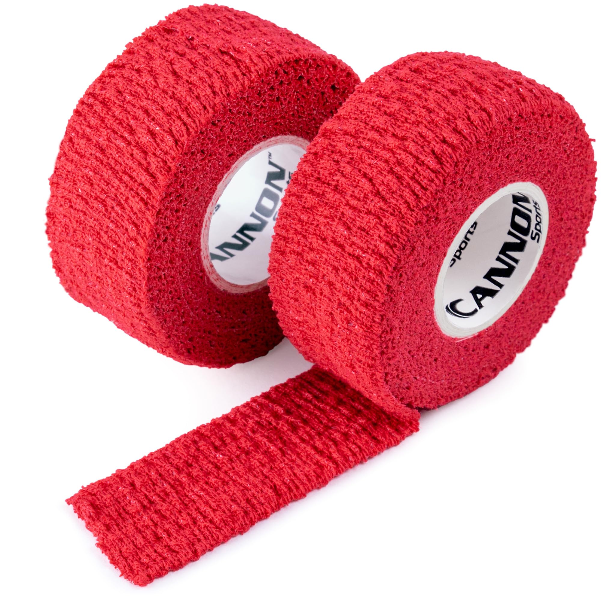 2 Pack Golfers Tape For Fingers And Hands | 1    X 5 Yards All Weather Blister Protection Non-Sticky Tape (Red, 2 Pack)