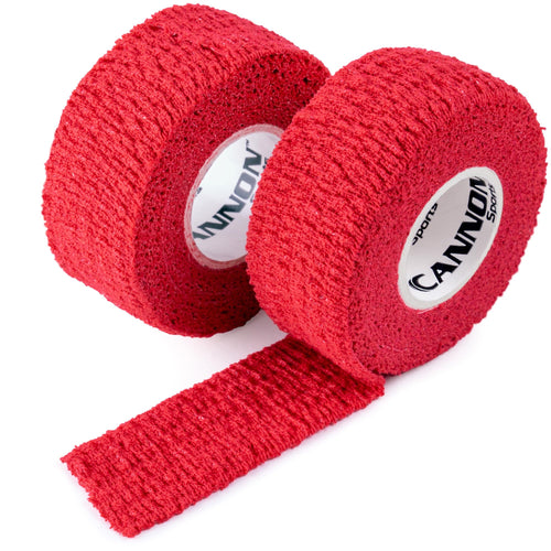 2 Pack Golfers Tape For Fingers And Hands | 1    X 5 Yards All Weather Blister Protection Non-Sticky Tape (Red, 2 Pack)