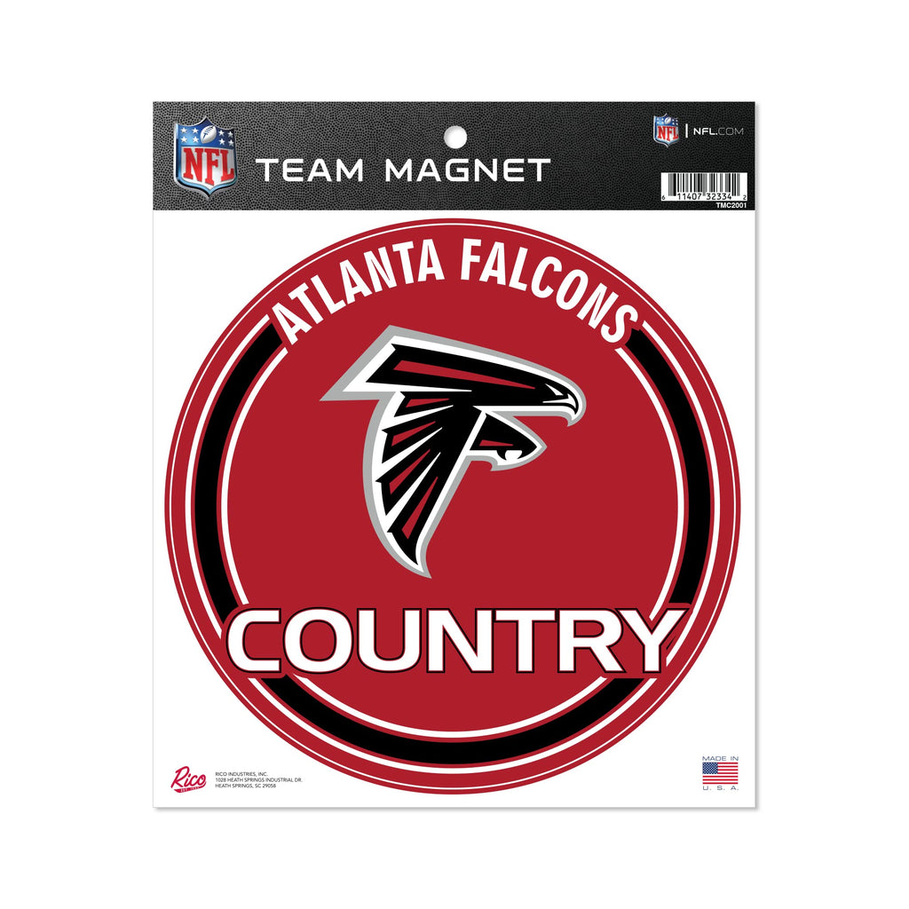 Rico Industries Nfl Atlanta Falcons 8'' Round Magnet