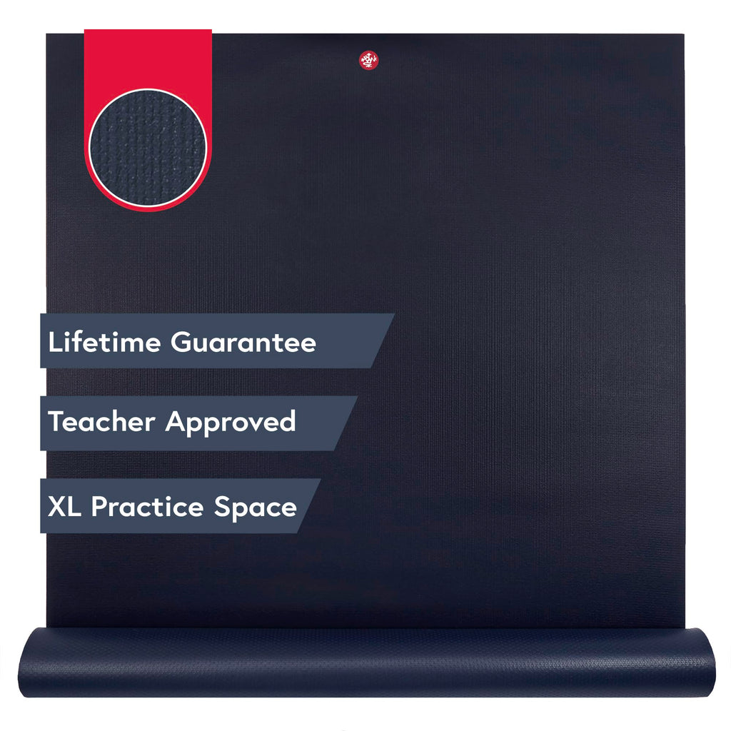 Manduka 11A015030 Pro79 Yoga Mat Long Wide Midnight