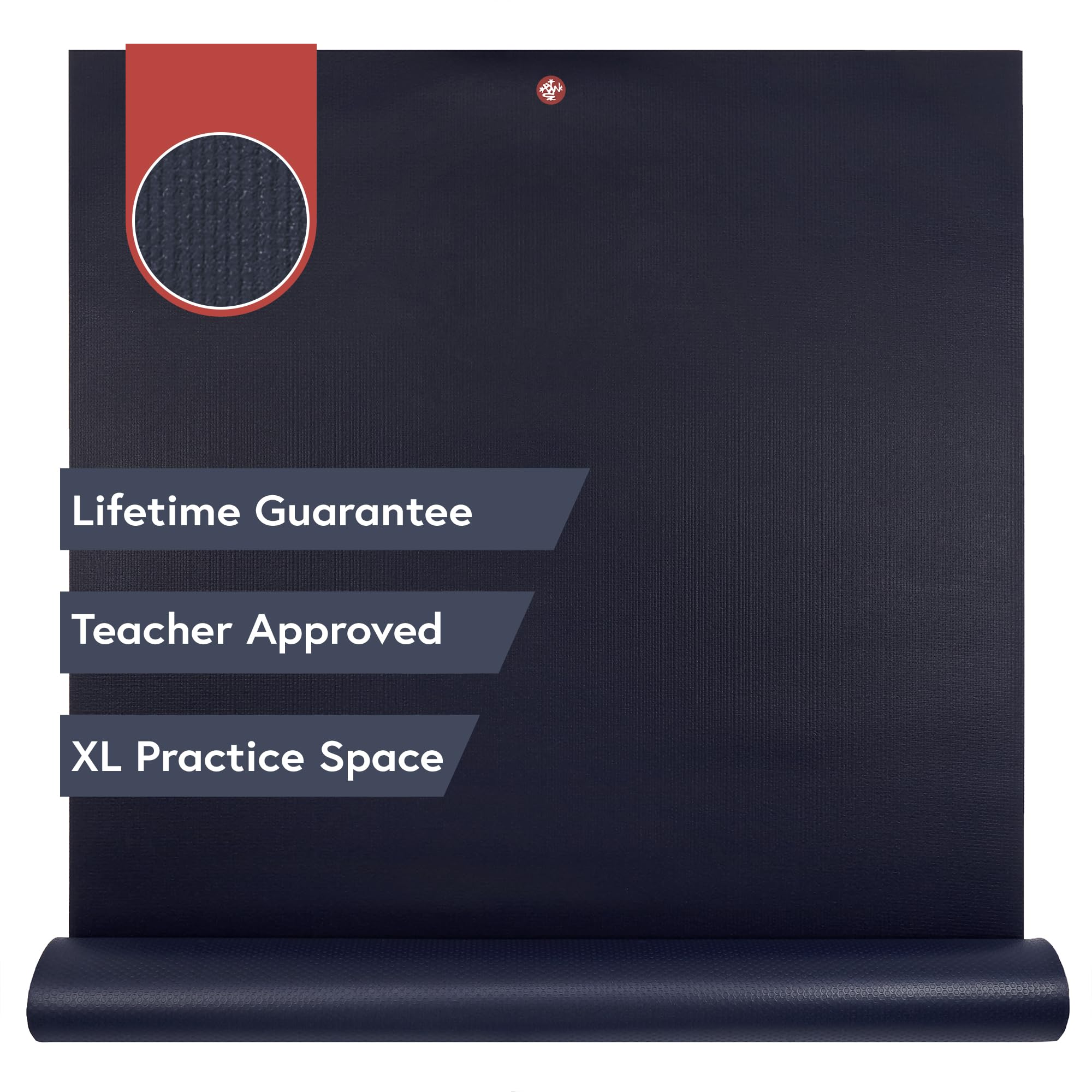 Manduka 11A015030 Pro79 Yoga Mat Long Wide Midnight