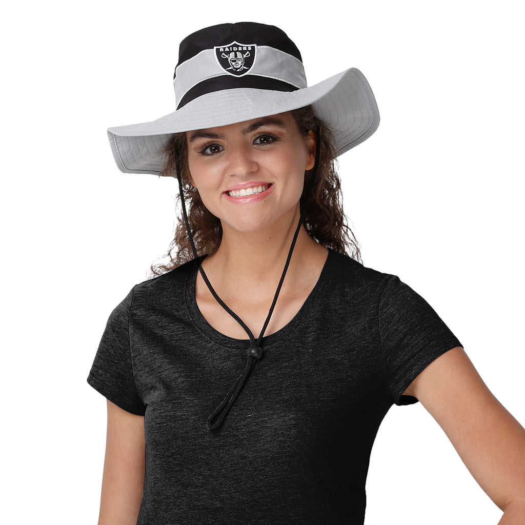 Foco Las Vegas Raiders Nfl Team Stripe Boonie Hat
