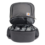 Carhartt Insulated 24 Can Two Compartment Cooler Backpack, Backpack With Fully-Insulated Cooler Base, Gray