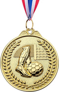LZHZH 12 Pack Soccer Medals for Kids, metals Gold Award Medals Suitable for sports competitions Celebration and Party Favors