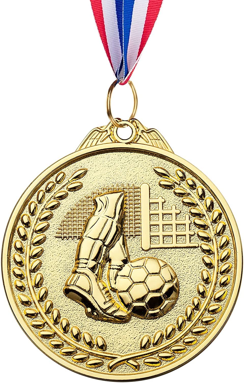 LZHZH 12 Pack Soccer Medals for Kids, metals Gold Award Medals Suitable for sports competitions Celebration and Party Favors
