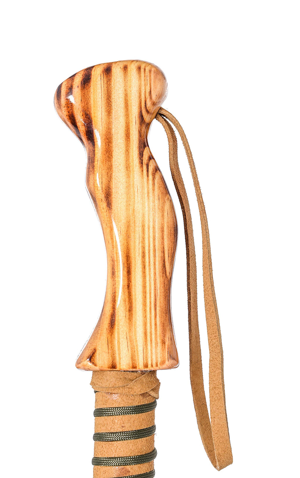 Forest Pilot 3 Pieces Detachable Hardwood Walking Stick Pine Handle With Compass (Nature Color, 55 Inches, 1 Piece)