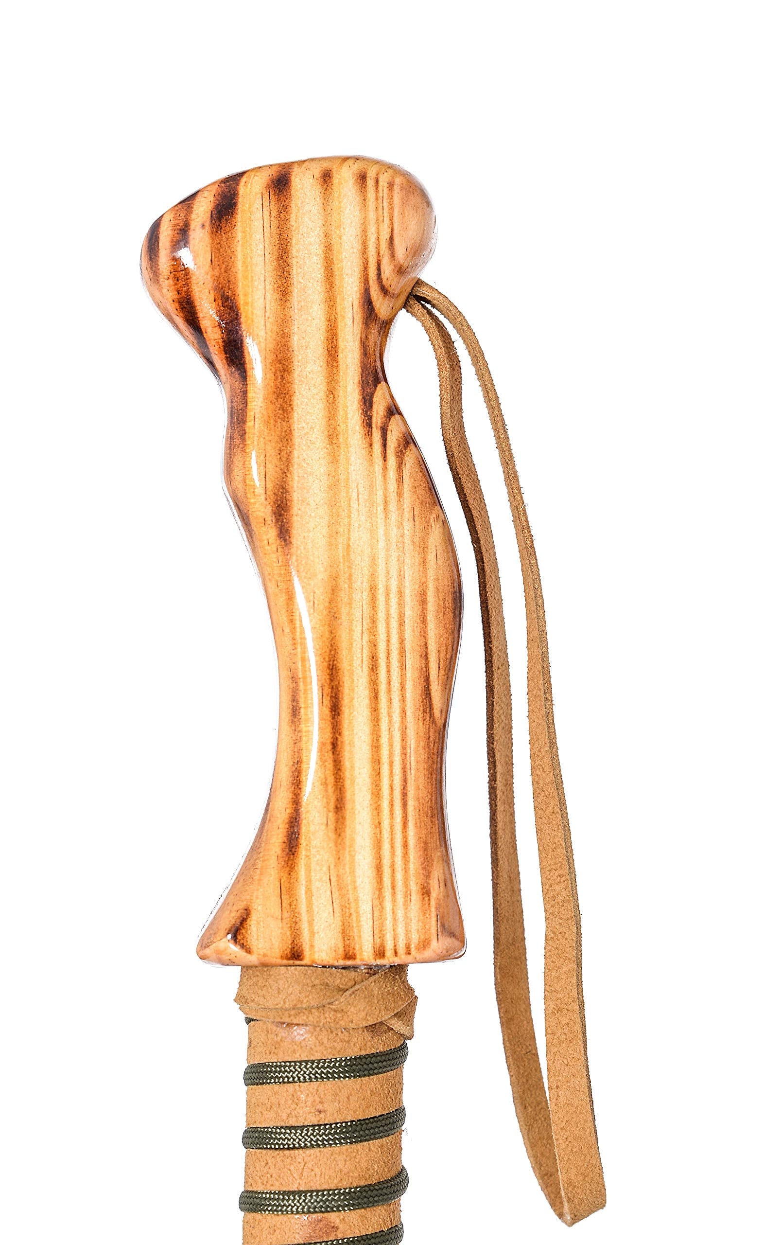 Forest Pilot 3 Pieces Detachable Hardwood Walking Stick Pine Handle With Compass (Nature Color, 55 Inches, 1 Piece)