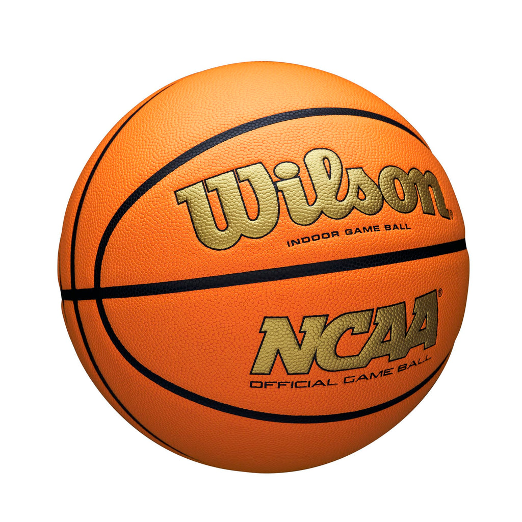 Wilson Ncaa Evo Nxt Official Indoor Game Basketball - Gold/Orange, Size 6-28.5''