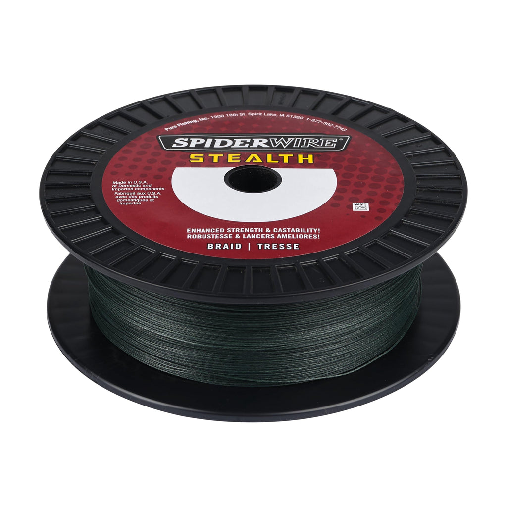Spiderwire Stealth Superline, Moss Green, 50Lb | 22.6Kg, 500Yd | 457M Braided Fishing Line, Suitable For Freshwater And Saltwate