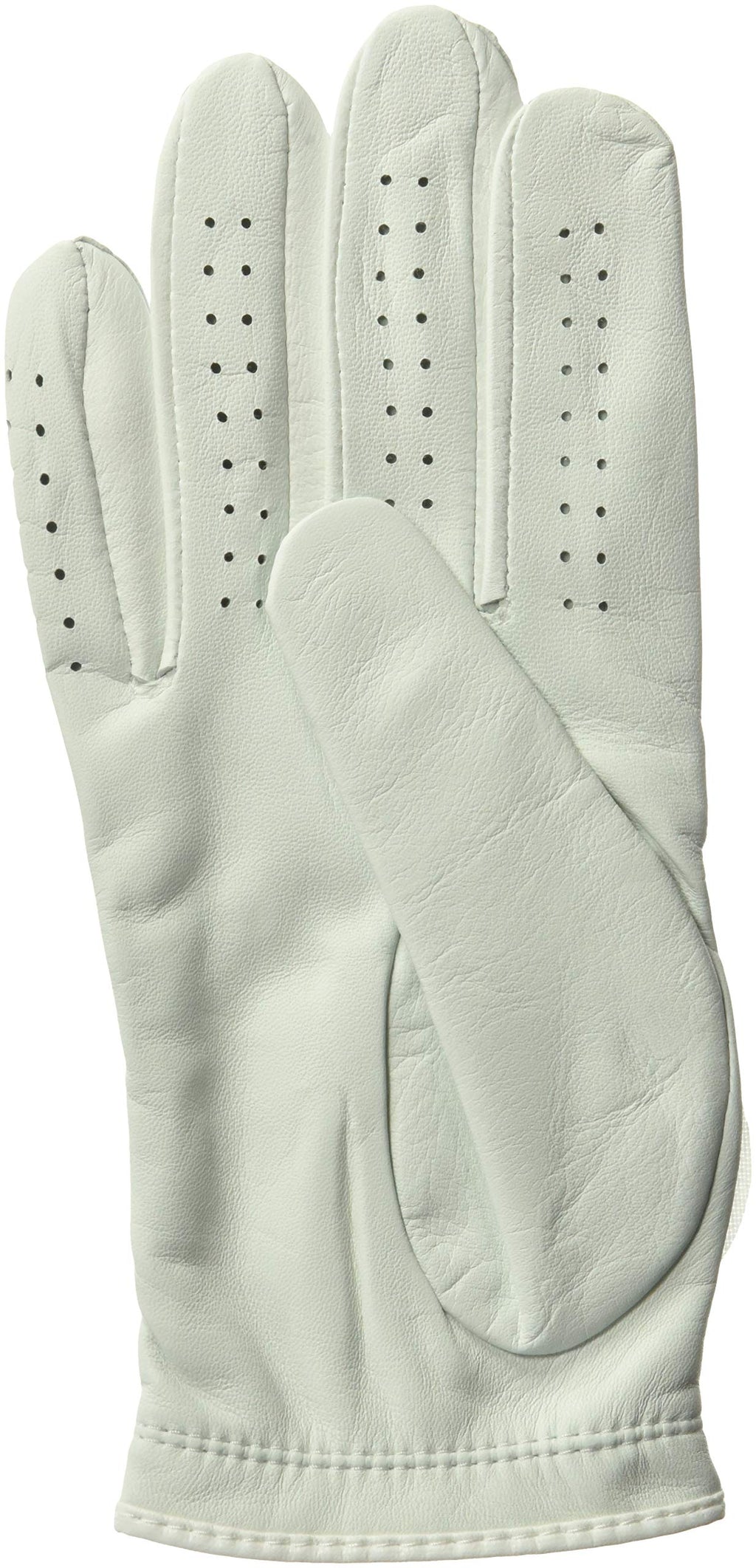Titleist Perma Soft Golf Glove Mens Reg Lh Pearl, White(Medium - Large, Worn On Left Hand)