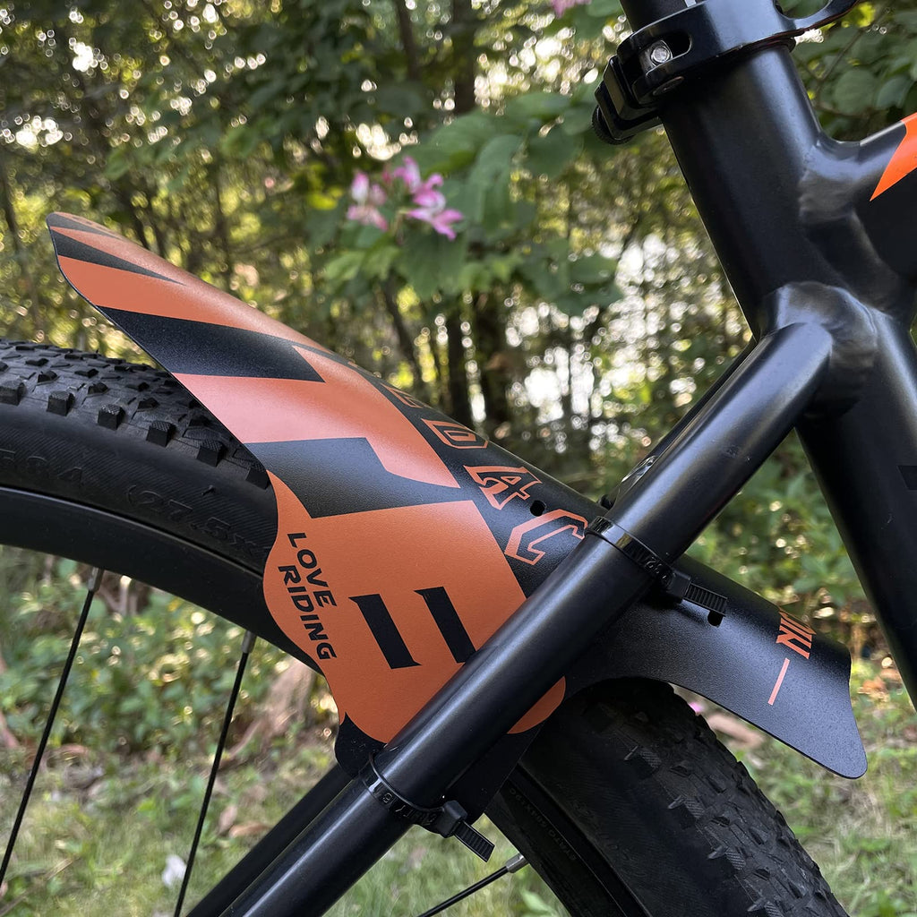 Nicedack Mudguards Mountain Bike, 2 Pieces Mudguard Fit 20-29 Inch Mtb Mudguard Front And Rear Compatible Bicycle Splash Guard (