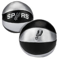 Franklin Sports Nba San Antonio Spurs Toy Basketballs - 2 Pack Of Kids Soft Mini Basketballs For Over The Door + Indoor Hoops -