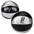 Franklin Sports Nba San Antonio Spurs Toy Basketballs - 2 Pack Of Kids Soft Mini Basketballs For Over The Door + Indoor Hoops -