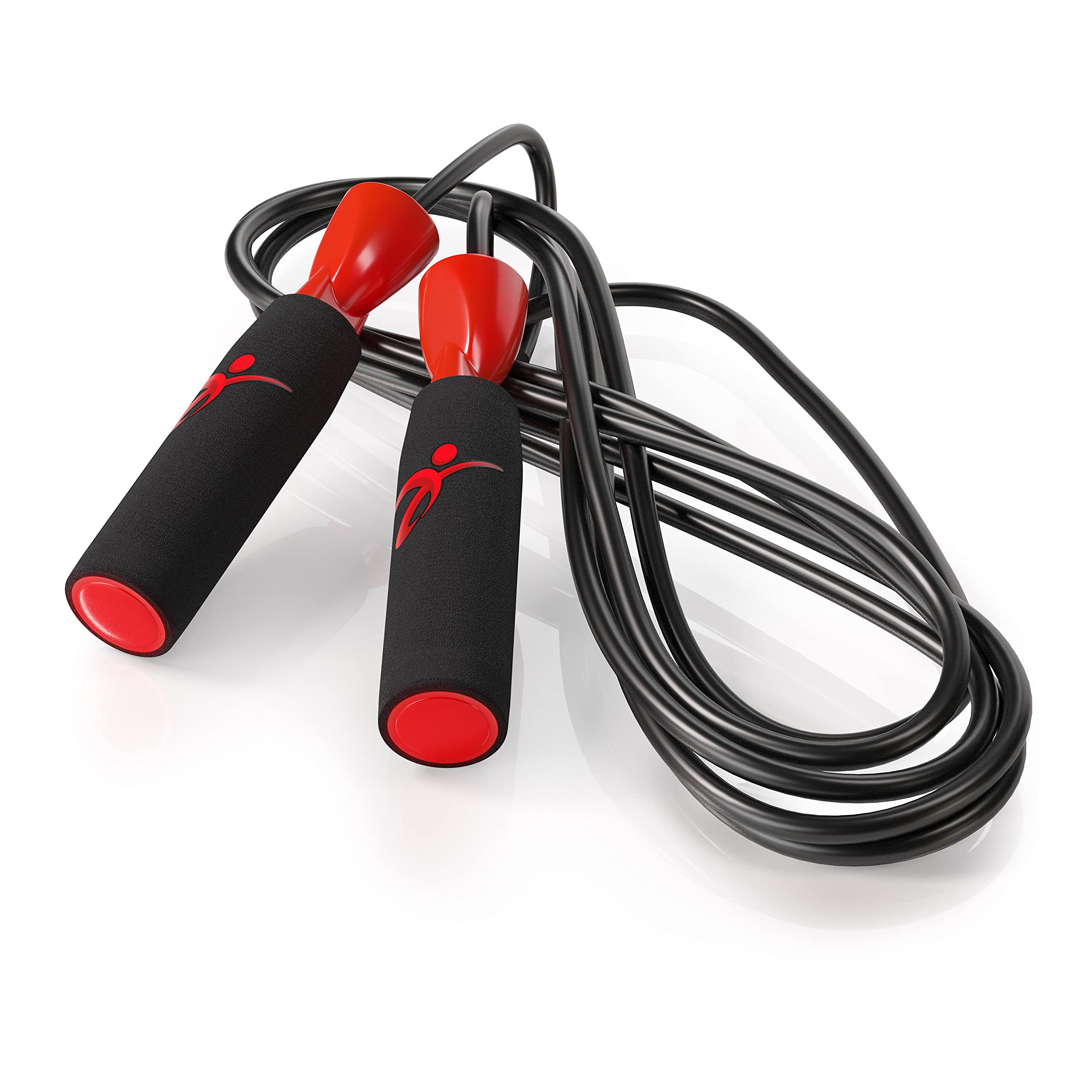 Fitness Factor Jump Rope With Adjustable Length, Tangle-Free Skipping Rope For Gym Workout,Crossfit, Fitness Exercise, Wod, Boxi
