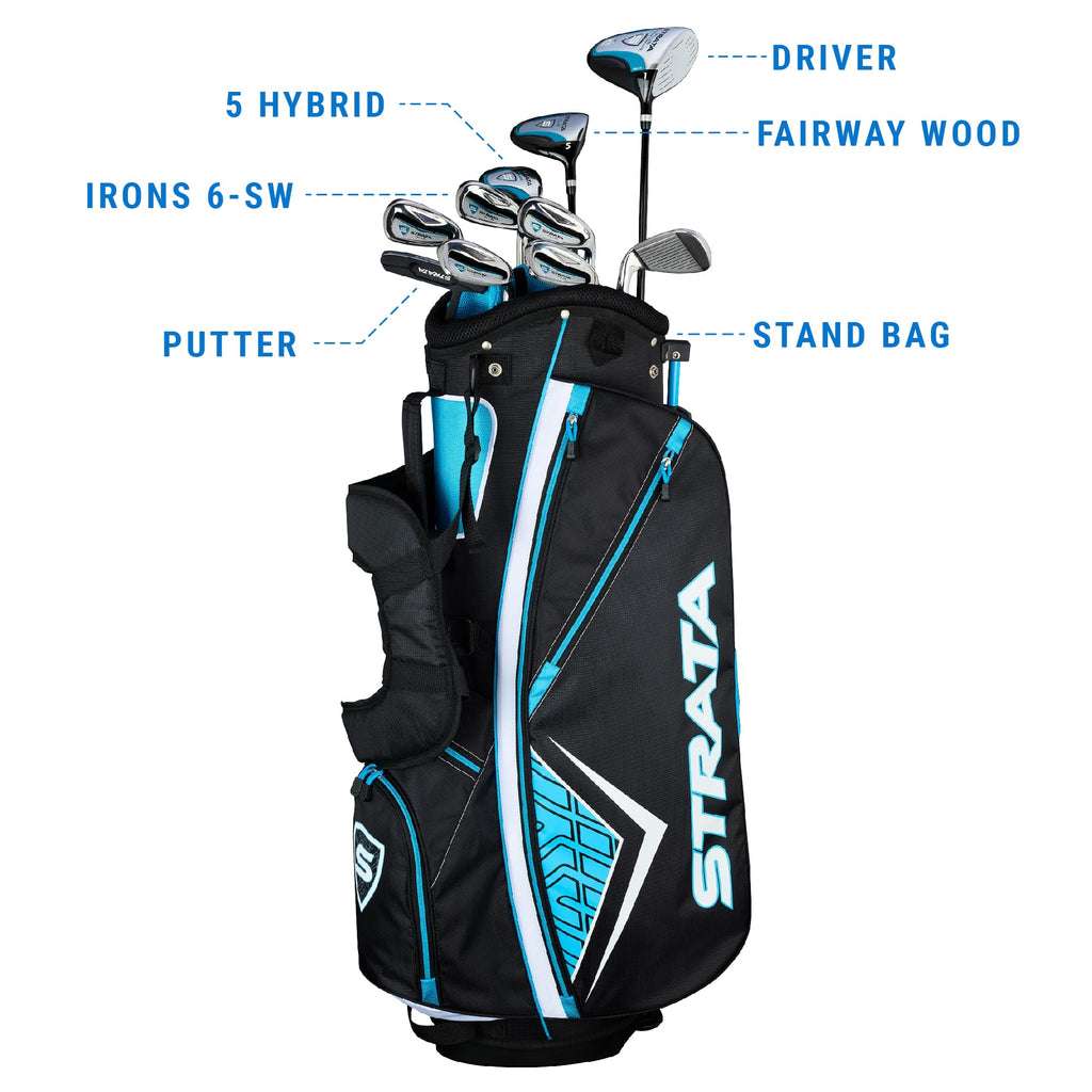 Callaway Women'S Strata Plus Complete Golf Set (14-Piece, Right Hand, Teal)