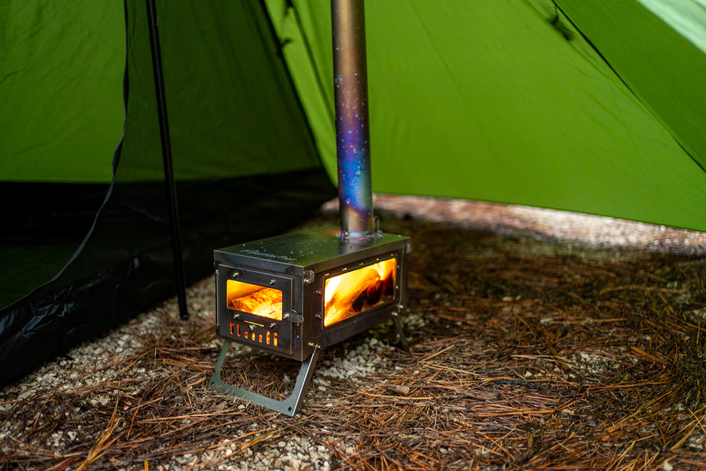 Firehiking Portable Titanium Tent Stove Pipe Diy Folding Chimney For Outdoor Camping 6.6 Ft