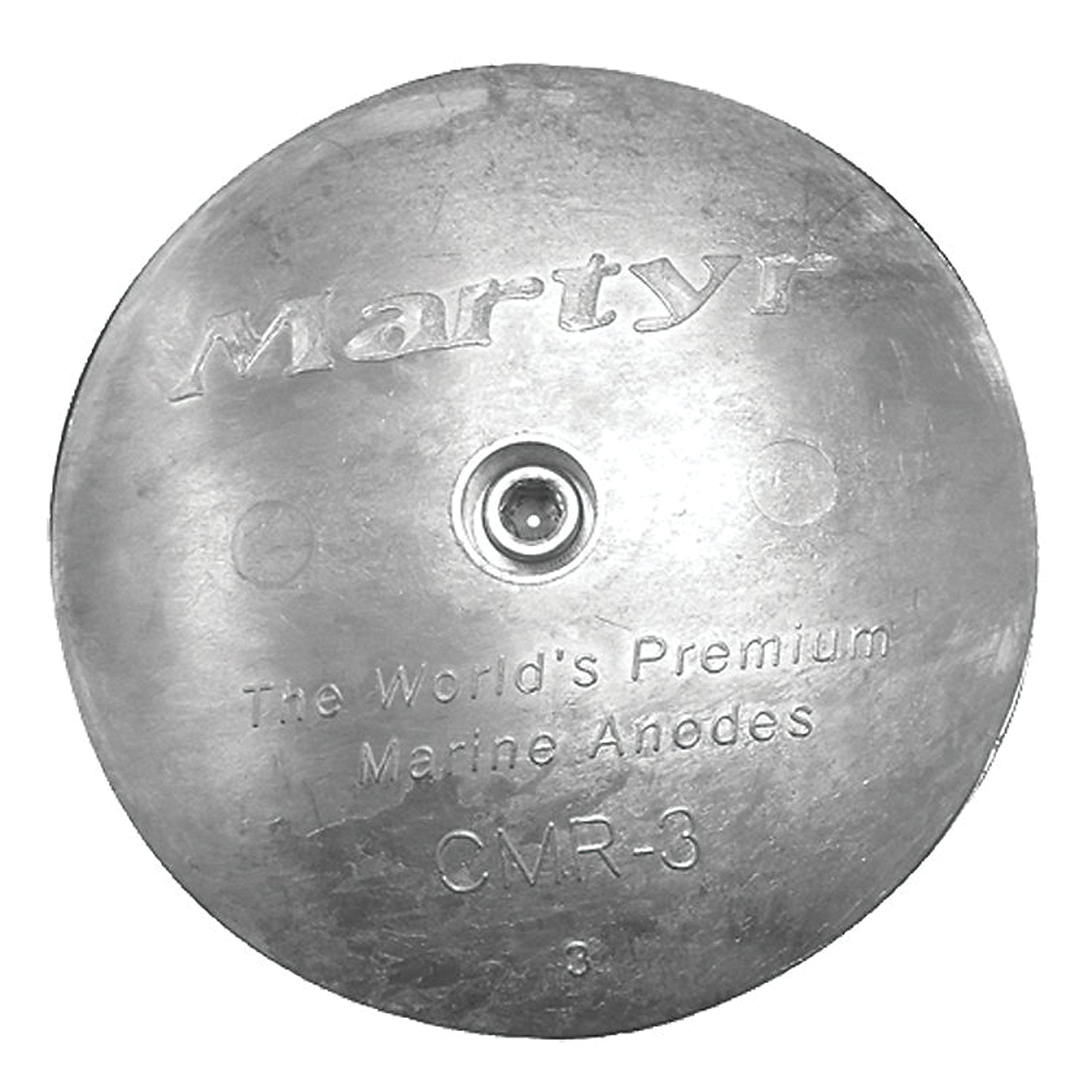 Martyr Anodes Cmr02, Rudder / Trim Tab Anode, .5 H X 2.81 Od X .28 Id, Zinc