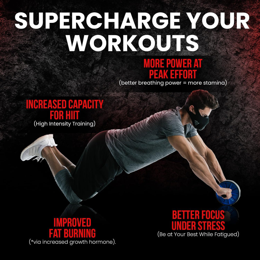 Trainingmask 3.0 - Elevation Training Mask 3.0 - Stamina, Performance, Altitude Running Mask, Clinically Proven & Patented (Medi