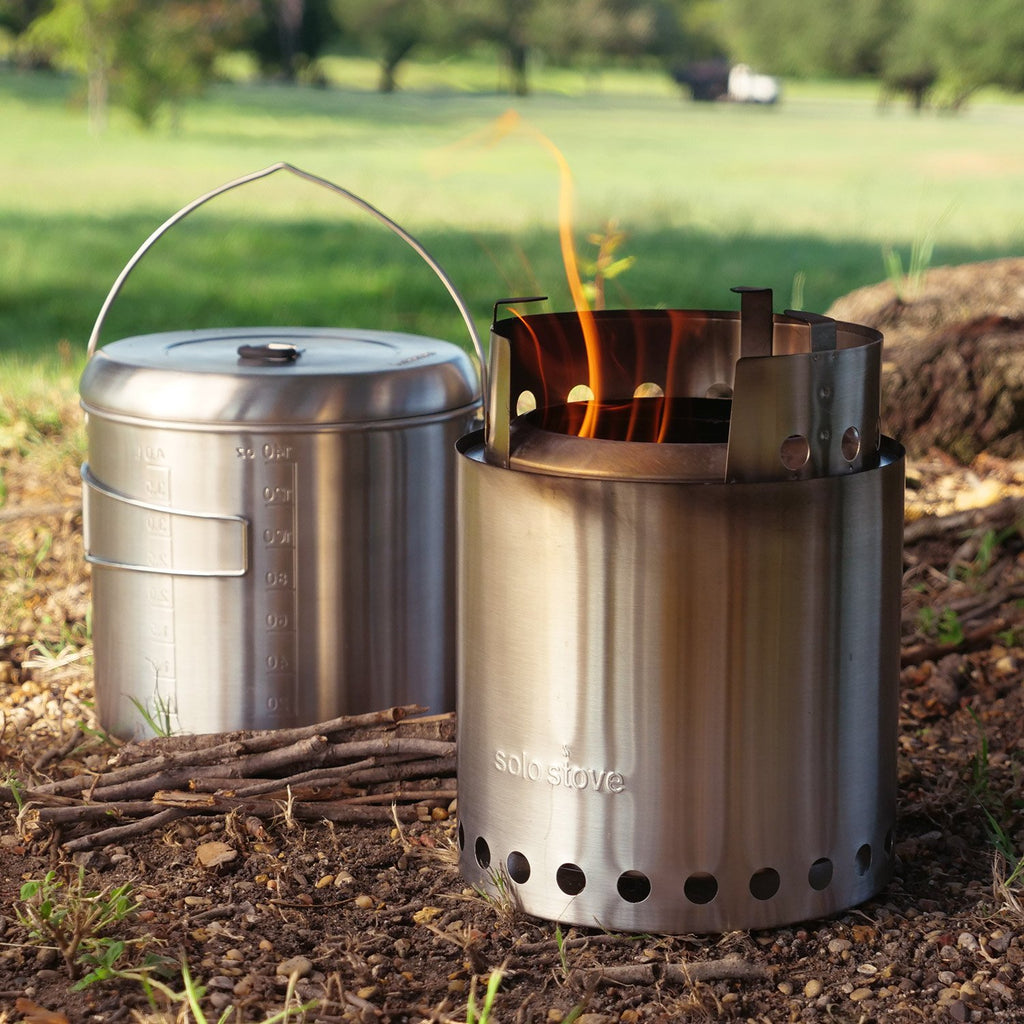 Solo Stove Pot 4000 Stainless Steel Camping Pot For Outdoor Campfire Great Cookware Equipment For Backpacking Kitchen Bushcraft