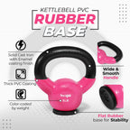 Yes4All Training Kettlebells Weights (5-50Lb)- Home Gym Equipment For Strength Training Exercises With Comfort Vinyl Coated Grip